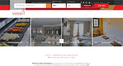 Desktop Screenshot of hotelbahiasur.com